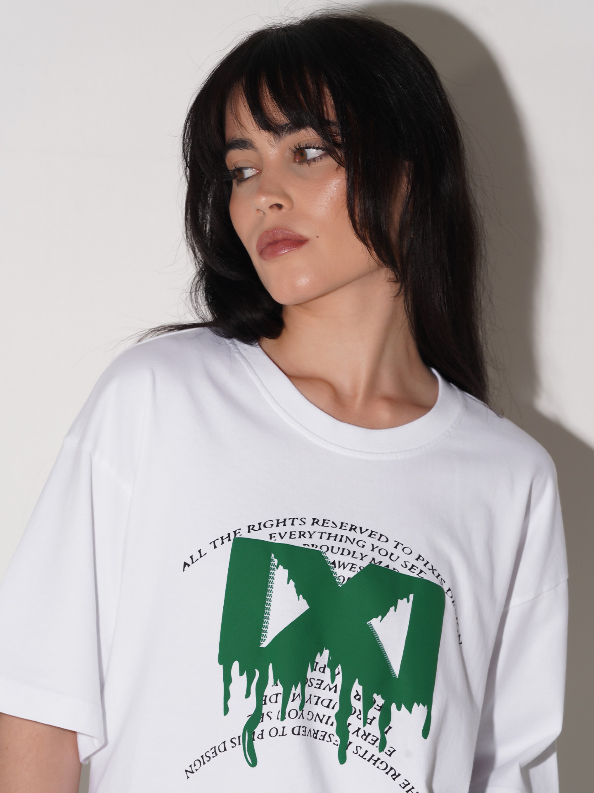 Pixis Da Vinci White T-shirt