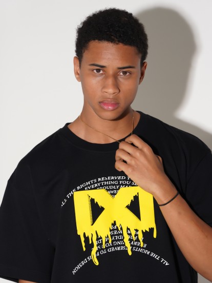 Pixis Da Vinci Black T-shirt