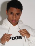 Camisola com Capuz Pixis Dijon Branca