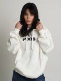 Camisola com Capuz Pixis Dijon Branca