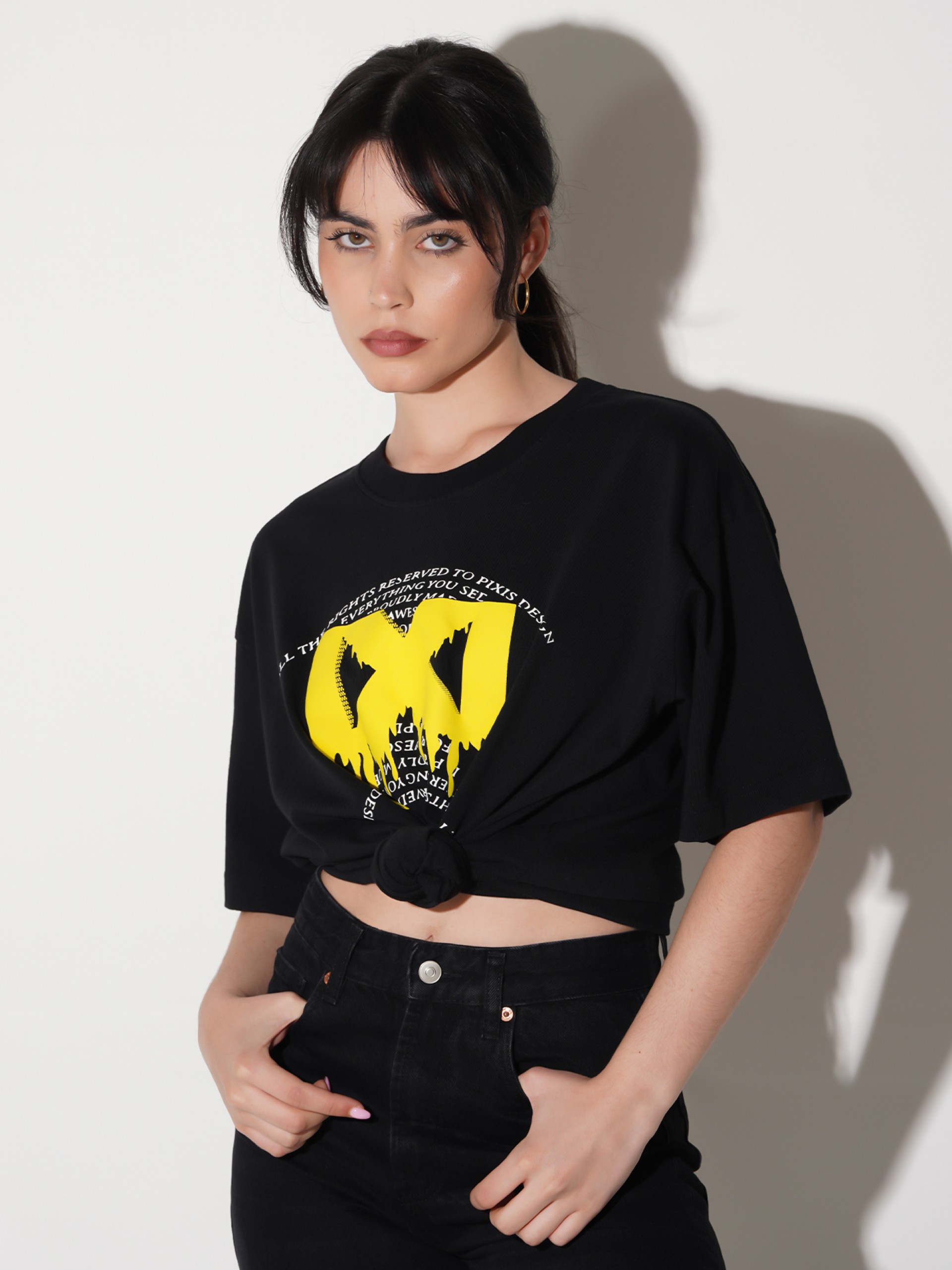 Camiseta Pixis Da Vinci Negra