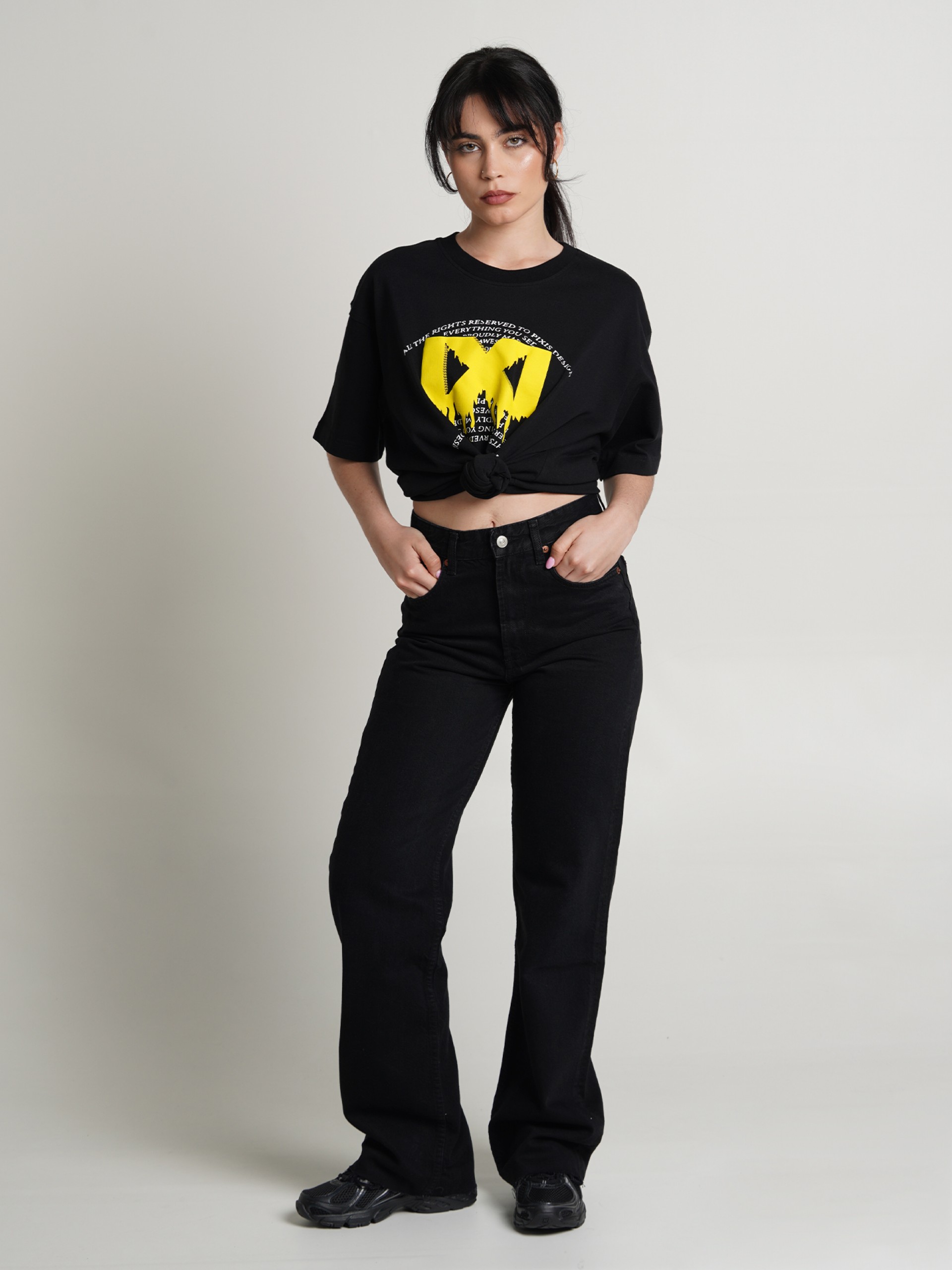 Camiseta Pixis Da Vinci Negra