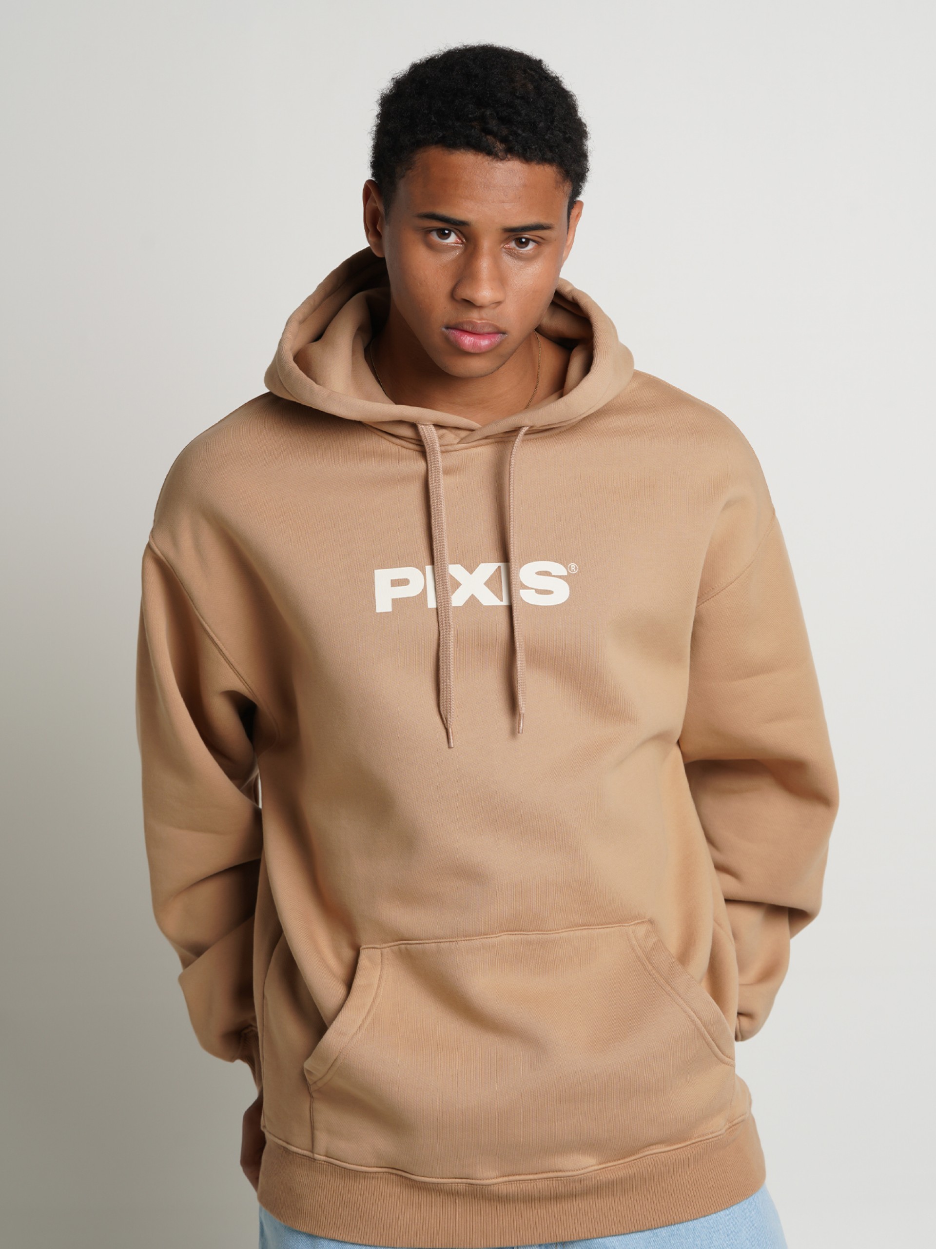 Sudadera con Capucha Pixis Dijon Camel