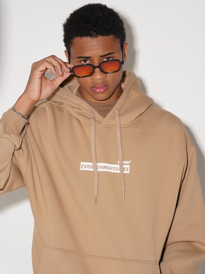 Camisola com Capuz Pixis The Alpha Camel