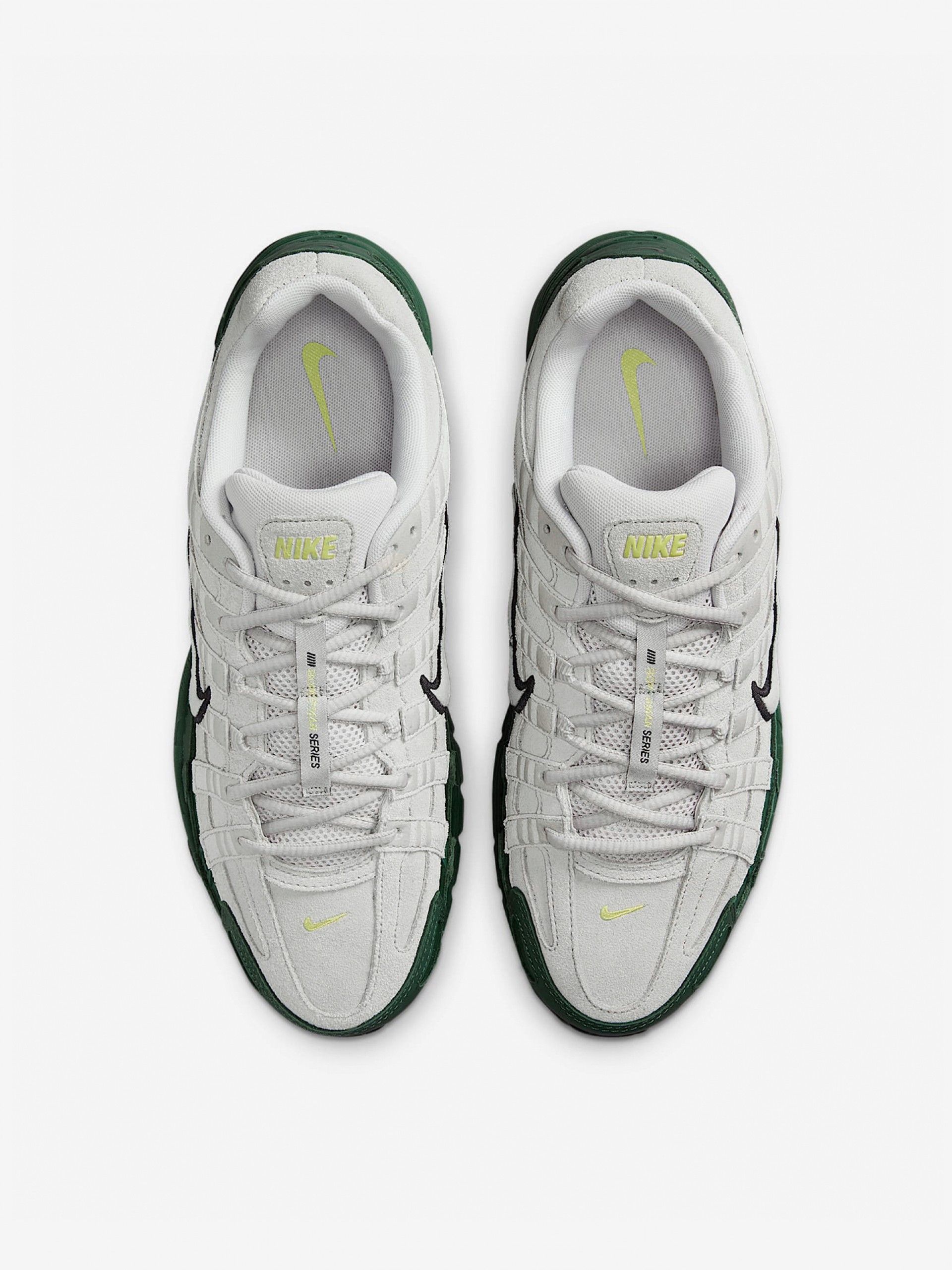 Sapatilhas Nike P-6000 Premium Cinzentas e Verdes Para Homem