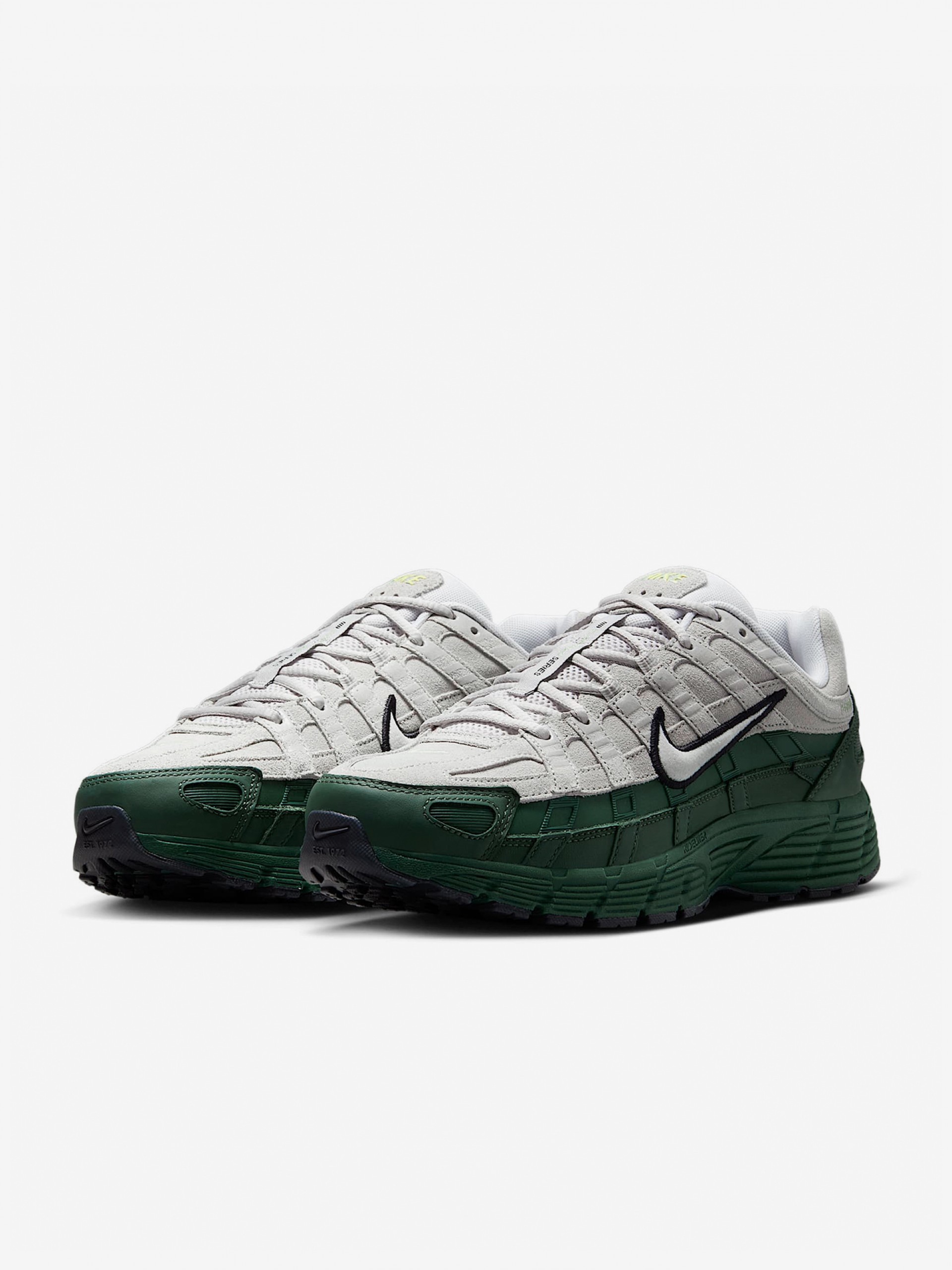 Sapatilhas Nike P-6000 Premium Cinzentas e Verdes Para Homem