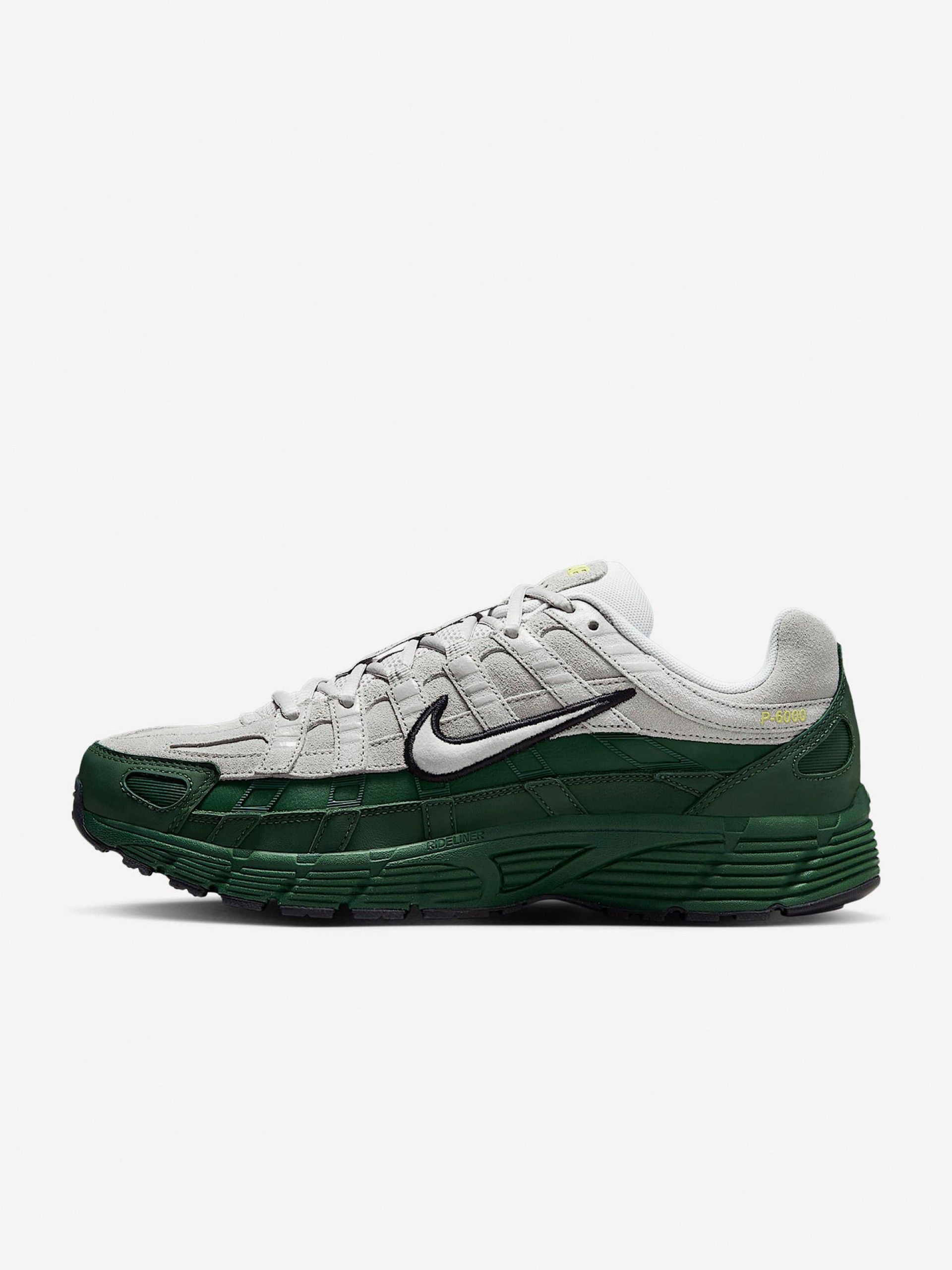 Sapatilhas Nike P-6000 Premium Cinzentas e Verdes Para Homem
