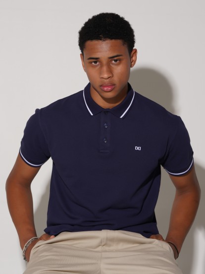 Polo Pixis Marine Azul