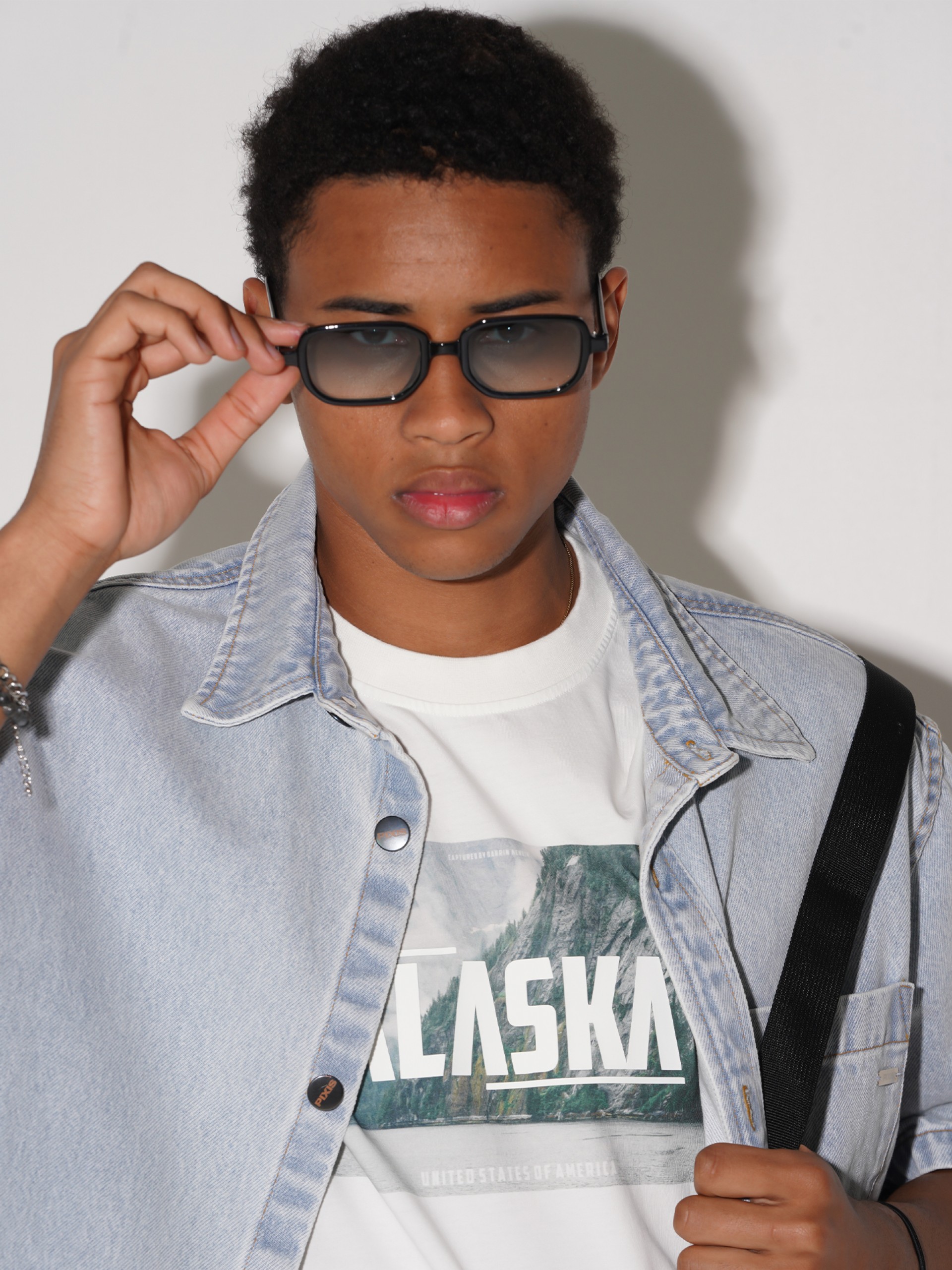 T-shirt Pixis Alaska Branca