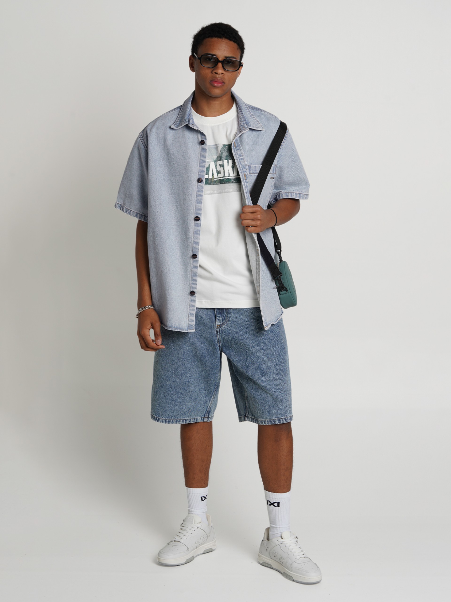 T-shirt Pixis Alaska Branca