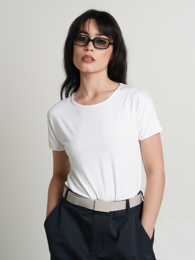 Pixis Aqua White T-shirt