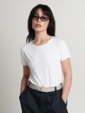 Pixis Aqua White T-shirt