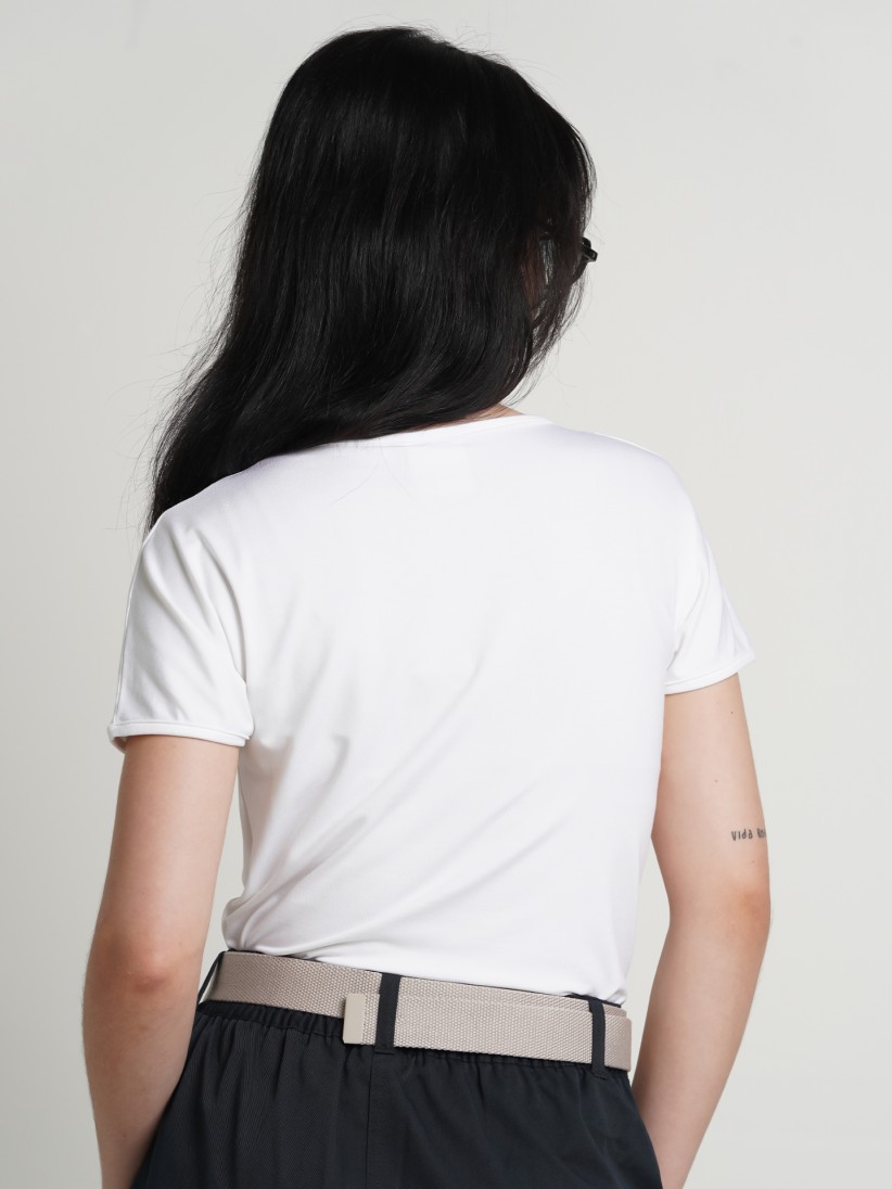 Pixis Aqua White T-shirt