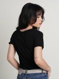 Pixis Aqua Black T-shirt