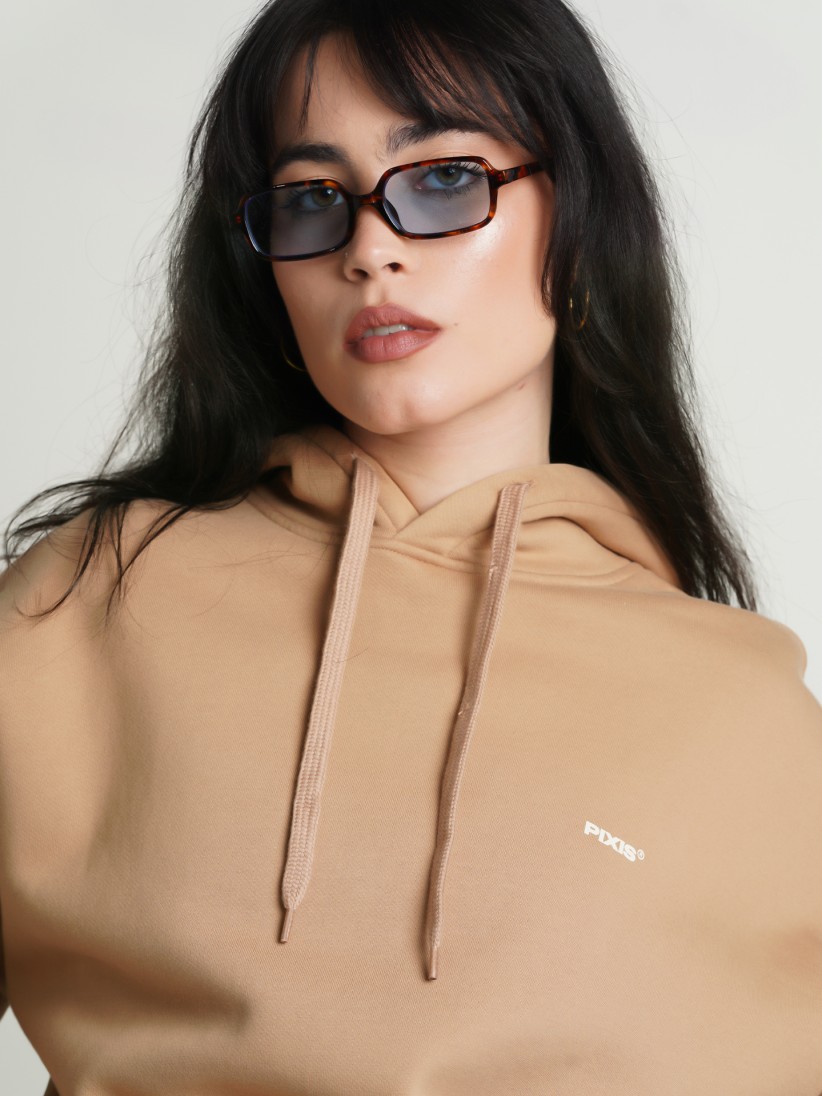 Sudadera con Capucha Pixis Tours Camel