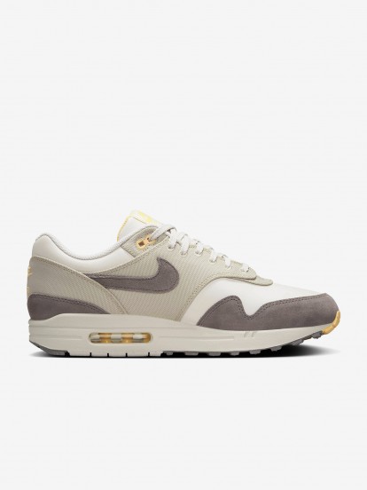 Sapatilhas Nike Air Max 1 Premium Cinzentas e Bege Para Homem