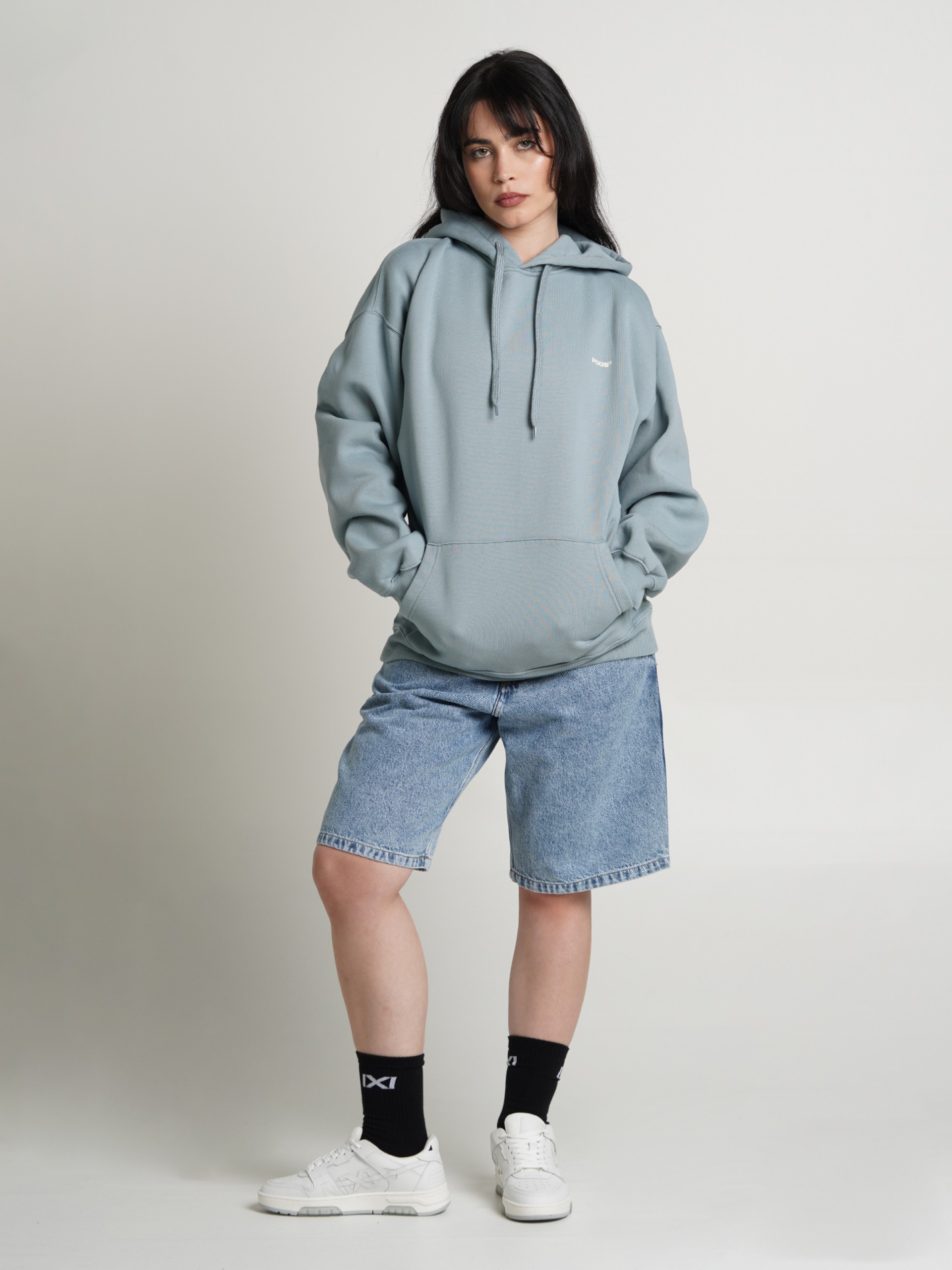 Camisola com Capuz Pixis Tours Azul