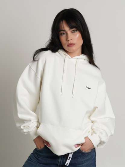 Camisola com Capuz Pixis Tours Branca