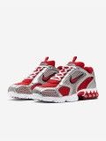 Zapatillas Nike Air Zoom Spiridon Cage 2 Plateadas y Rojas Para Hombre