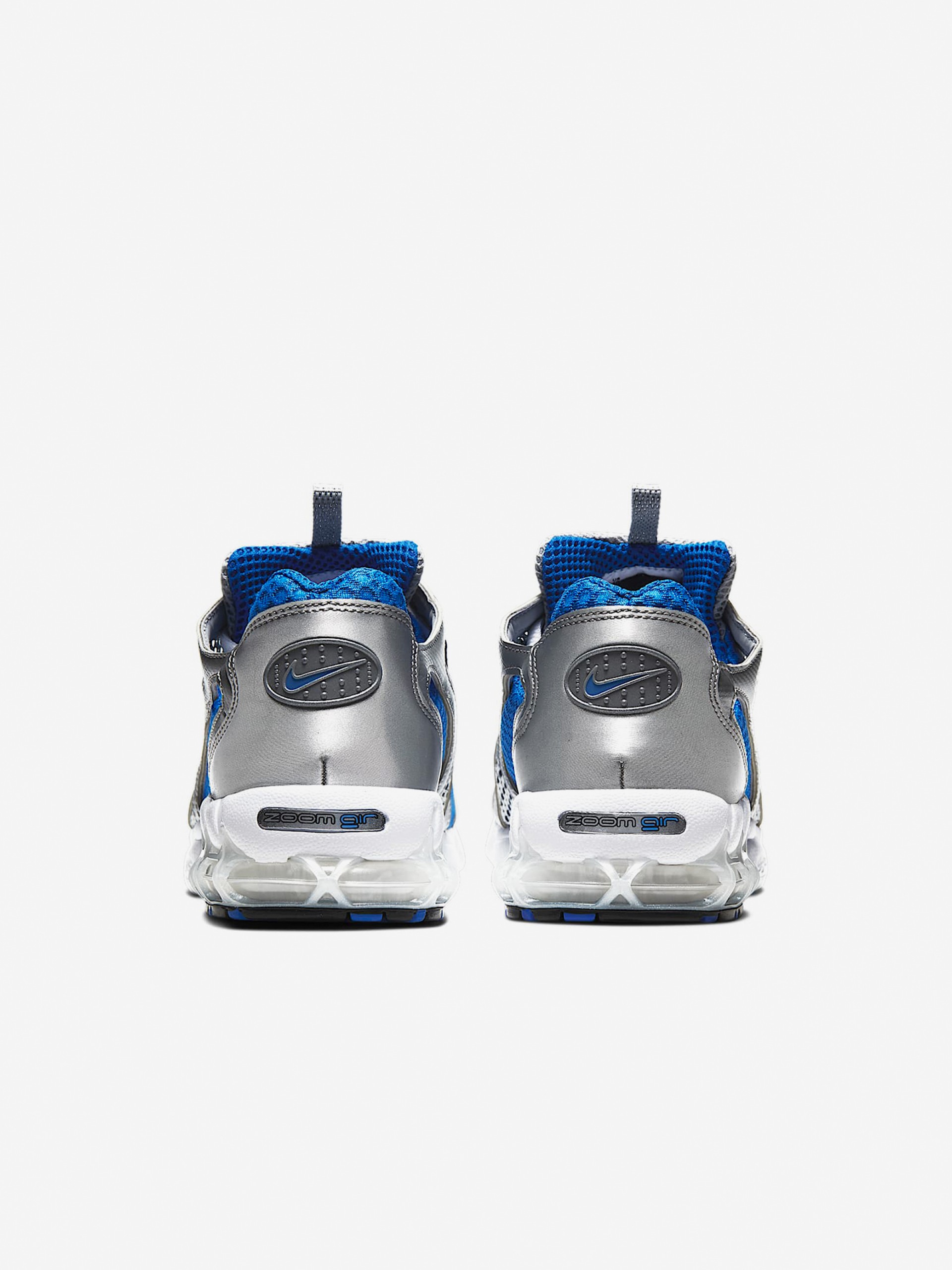 Sapatilhas Nike Air Zoom Spiridon Cage 2 Prateadas e Azuis Para Homem