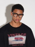 Pixis Vintage Summer Black T-shirt Pixis Vintage Summer Black T-shirt