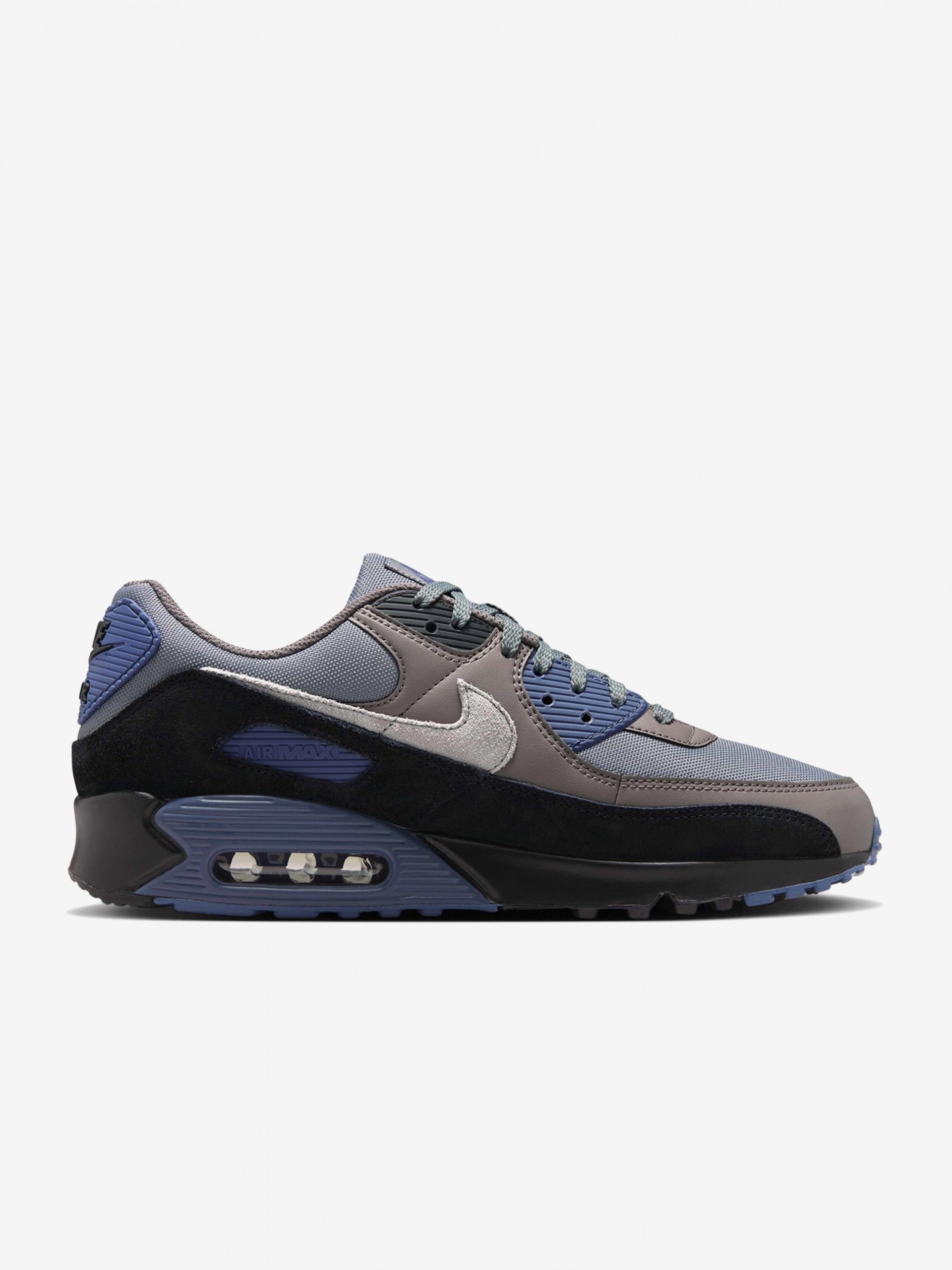 Sapatilhas Nike Air Max 90 Azuis e Cinzentas Para Homem