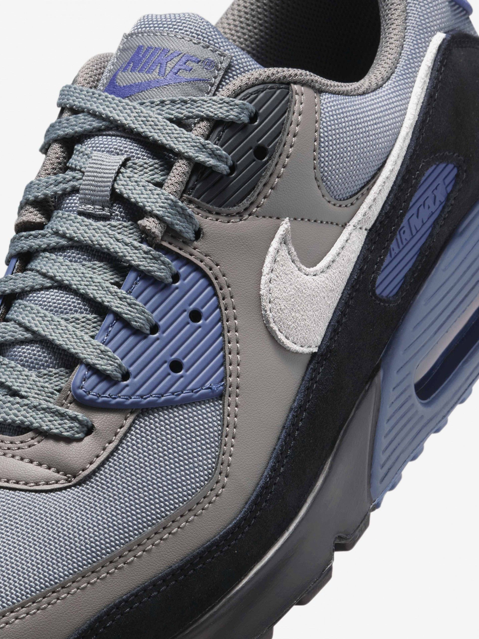 Sapatilhas Nike Air Max 90 Azuis e Cinzentas Para Homem