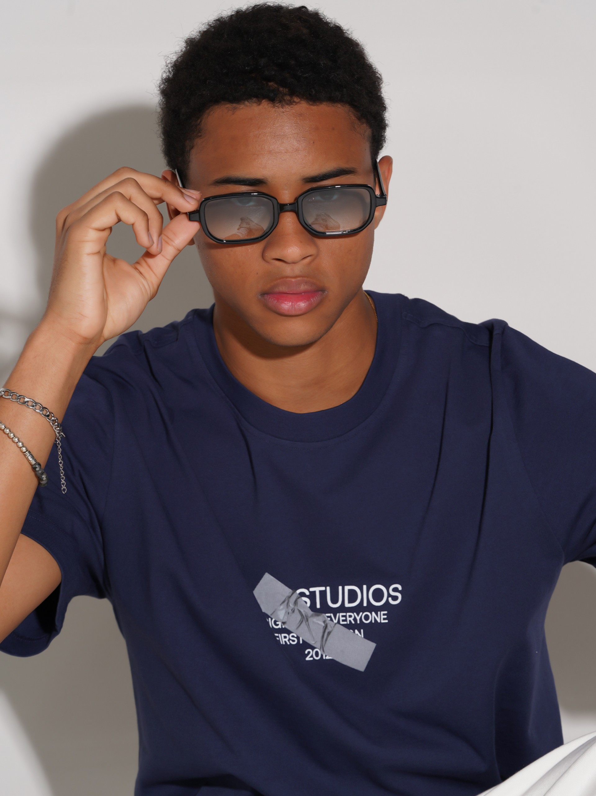 T-shirt Pixis The Design Azul