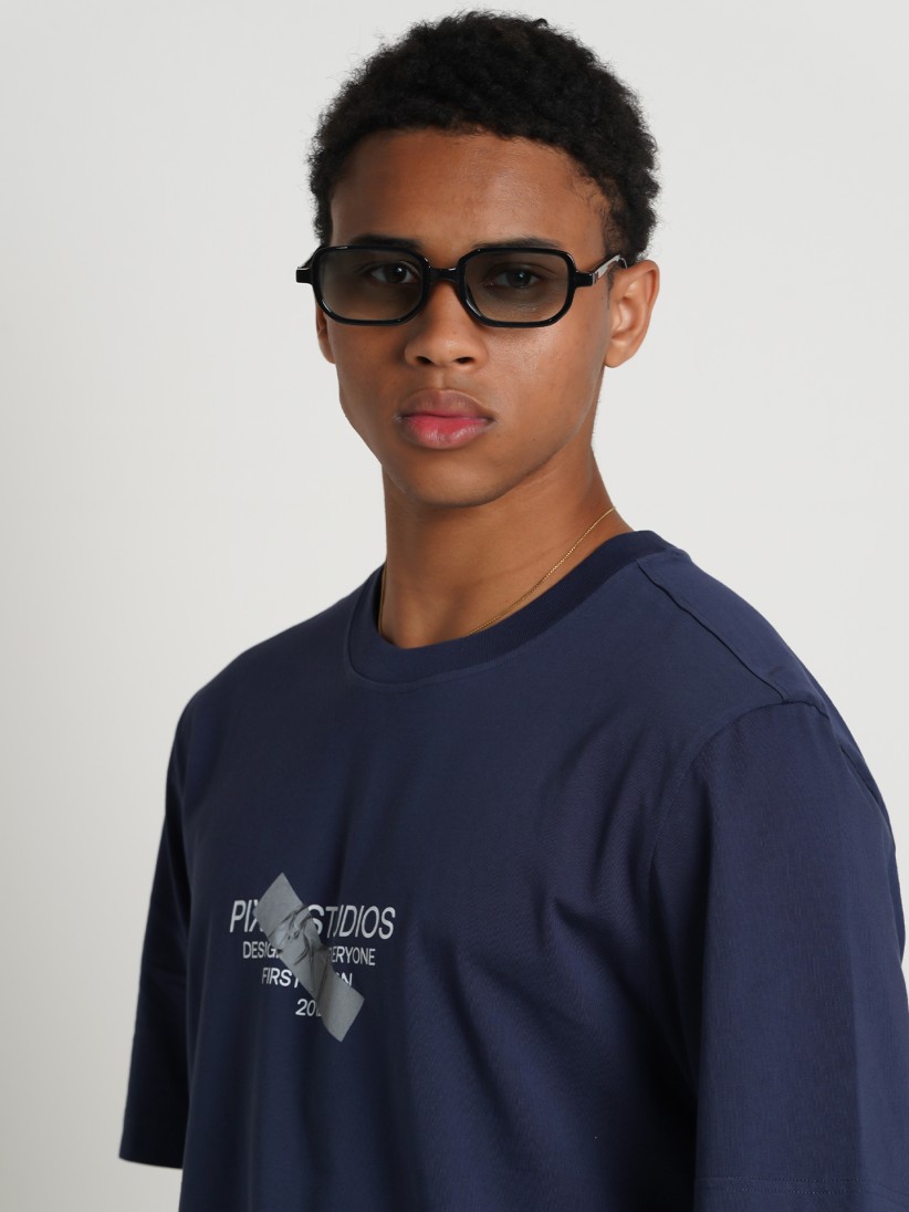 Camiseta Pixis The Design Azul