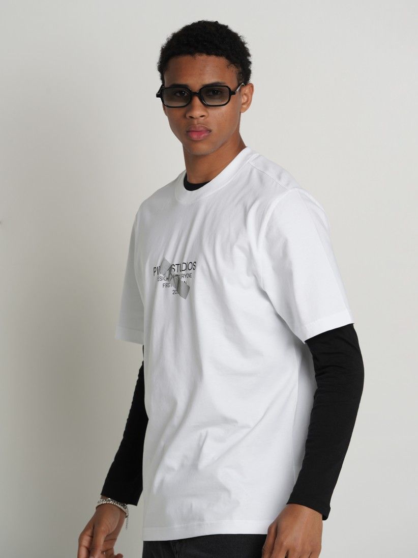 T-shirt Pixis The Design Branca