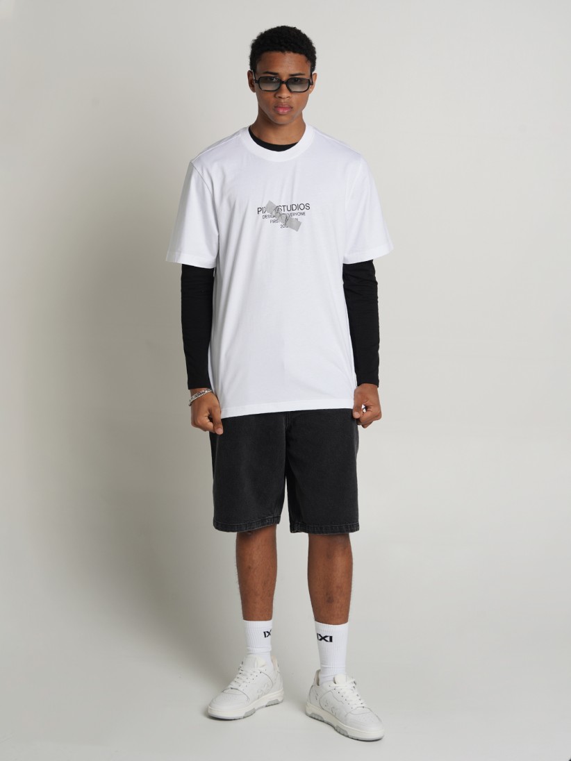T-shirt Pixis The Design Branca