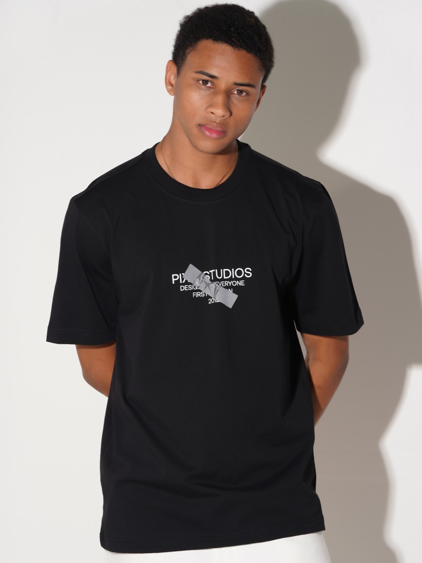 Pixis The Design Black T-shirt