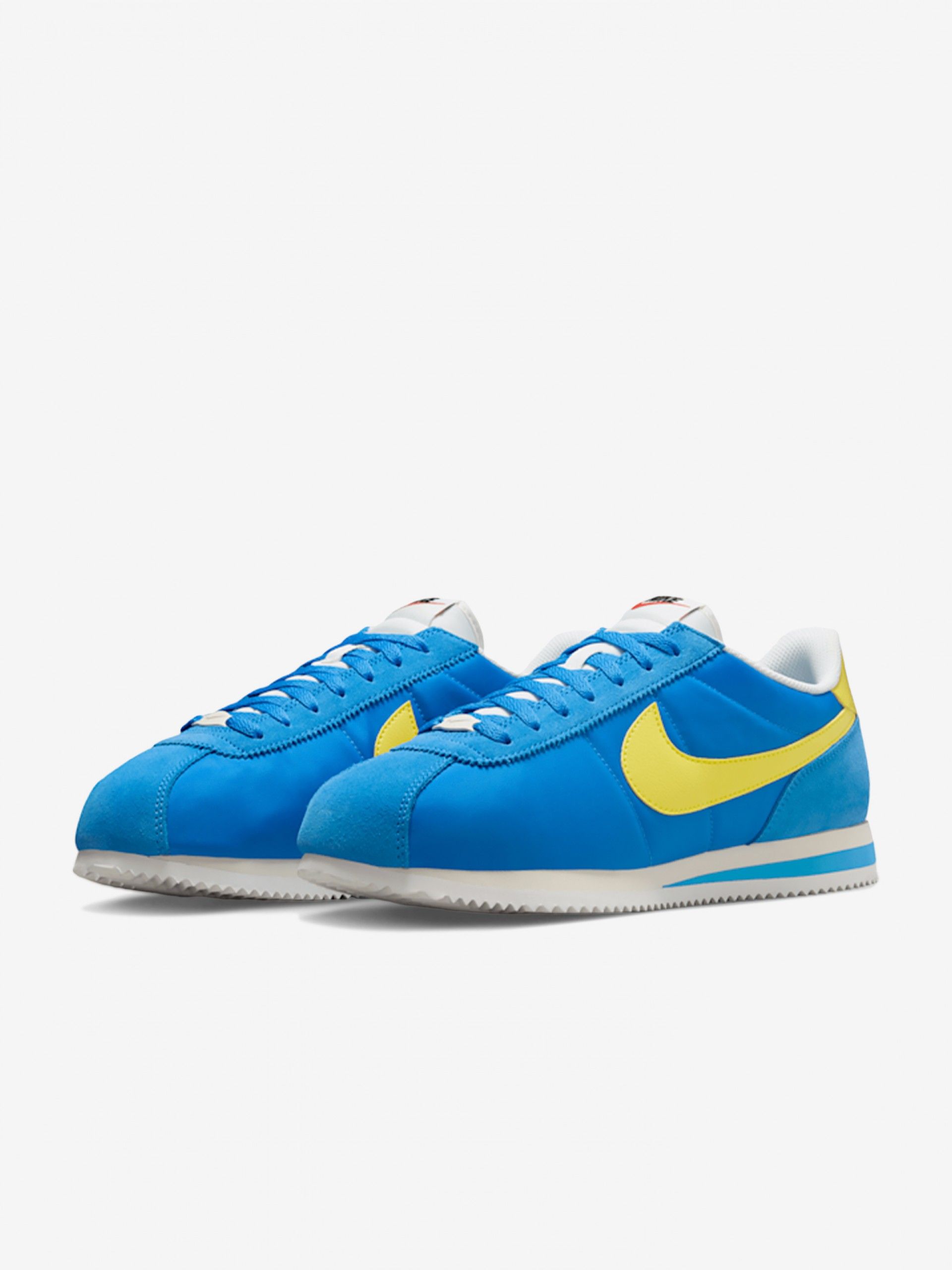 Sapatilhas Nike Cortez Azuis e Amarelas Para Homem