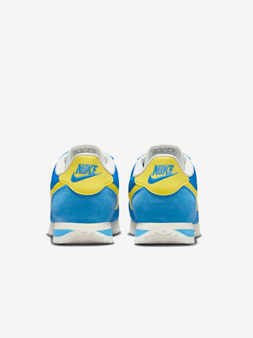 Sapatilhas Nike Cortez Azuis e Amarelas Para Homem