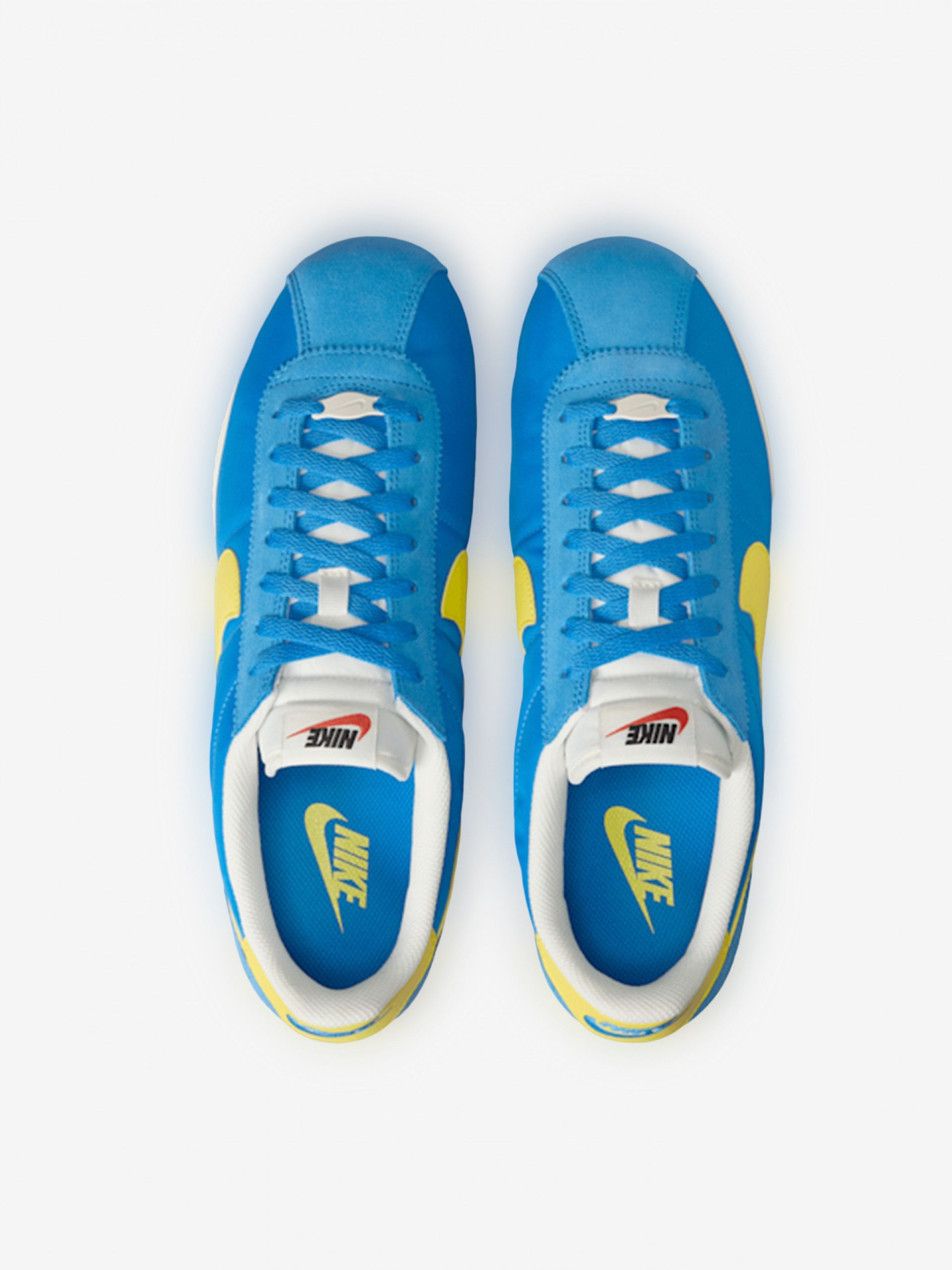 Sapatilhas Nike Cortez Azuis e Amarelas Para Homem