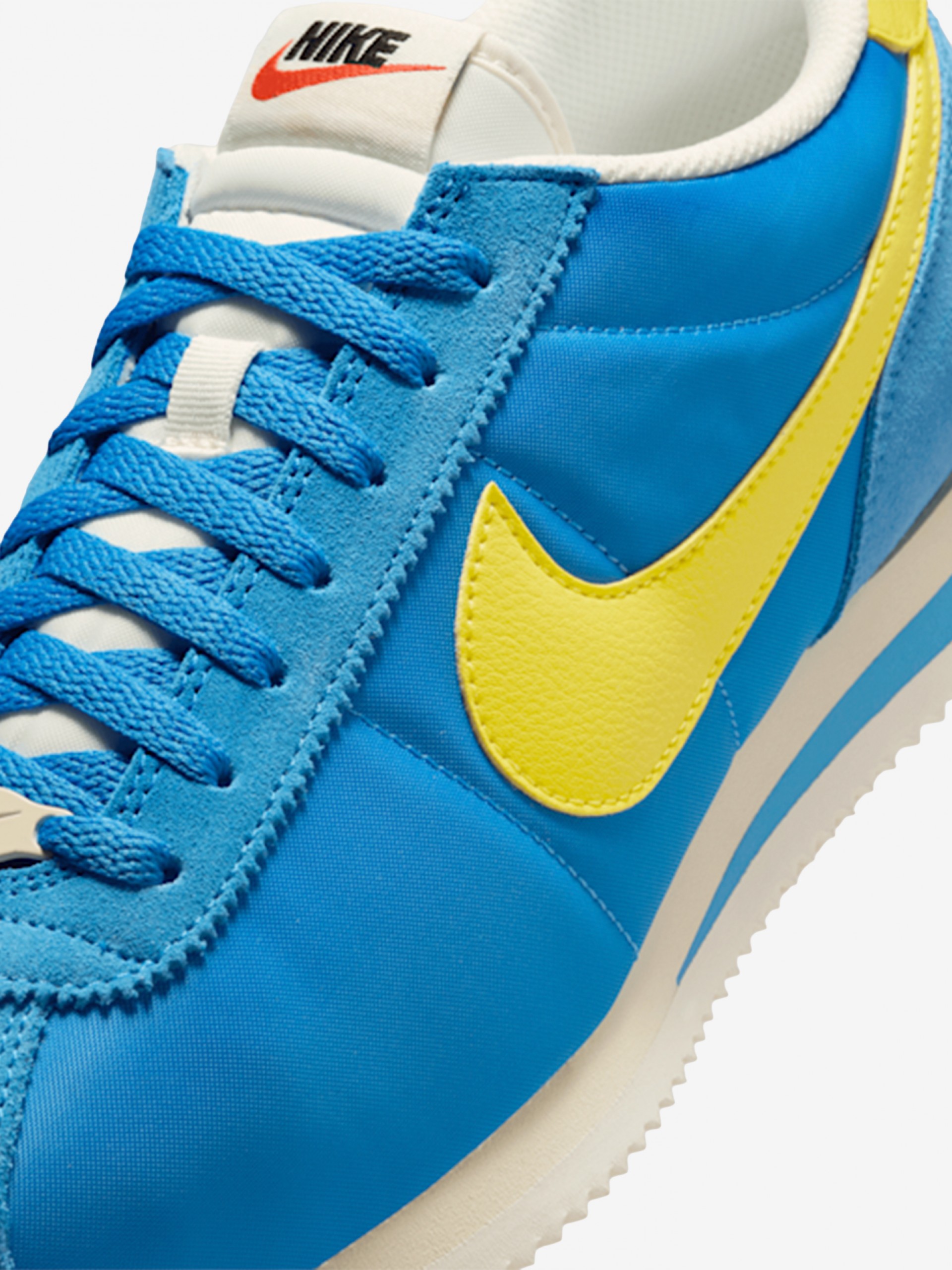 Sapatilhas Nike Cortez Azuis e Amarelas Para Homem