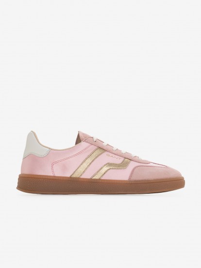 Zapatillas Gant Cuzima Rosa De Satn y Gamuza