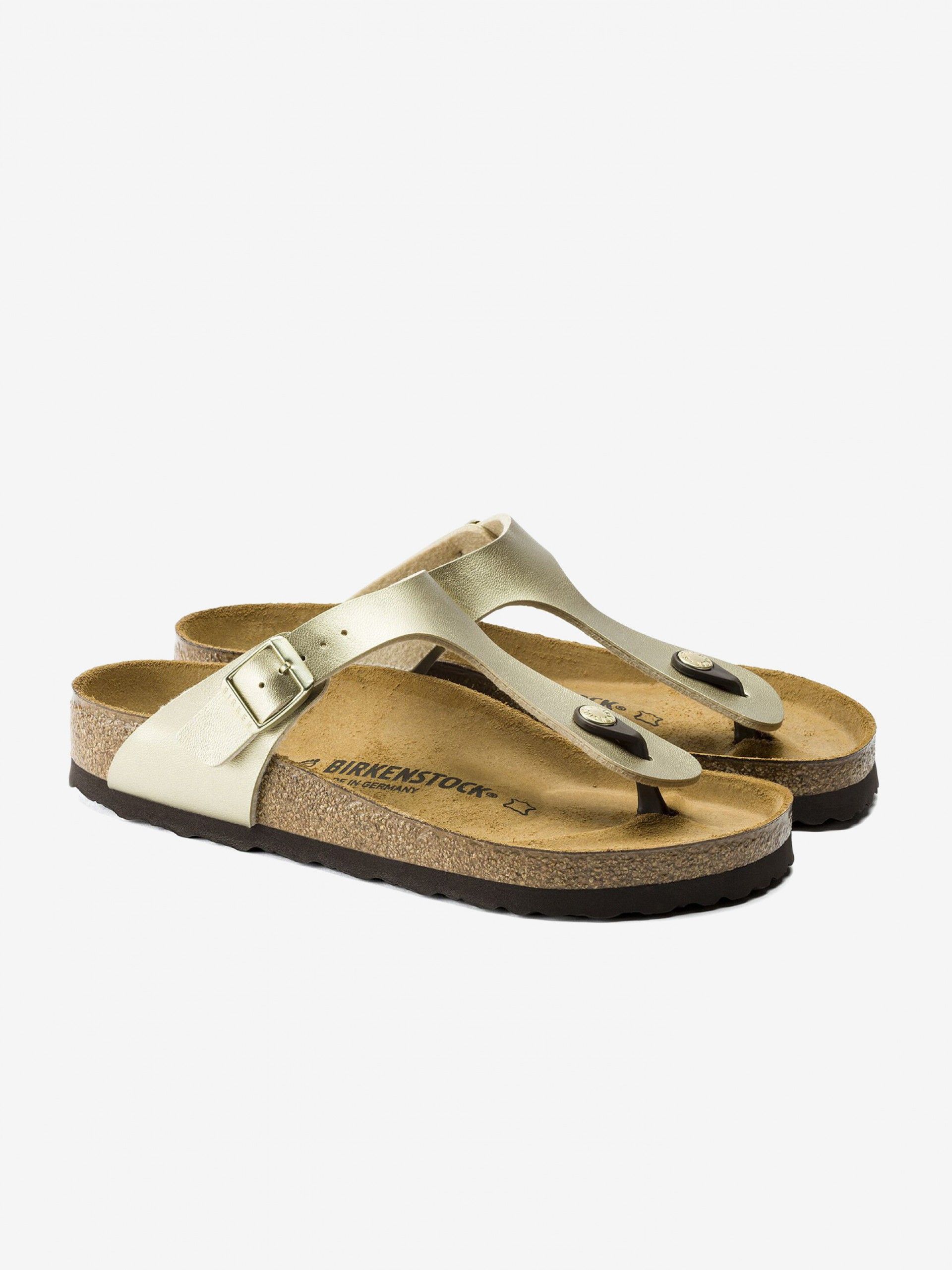 Chinelos Birkenstock Gizeh Birko-Flor Dourados