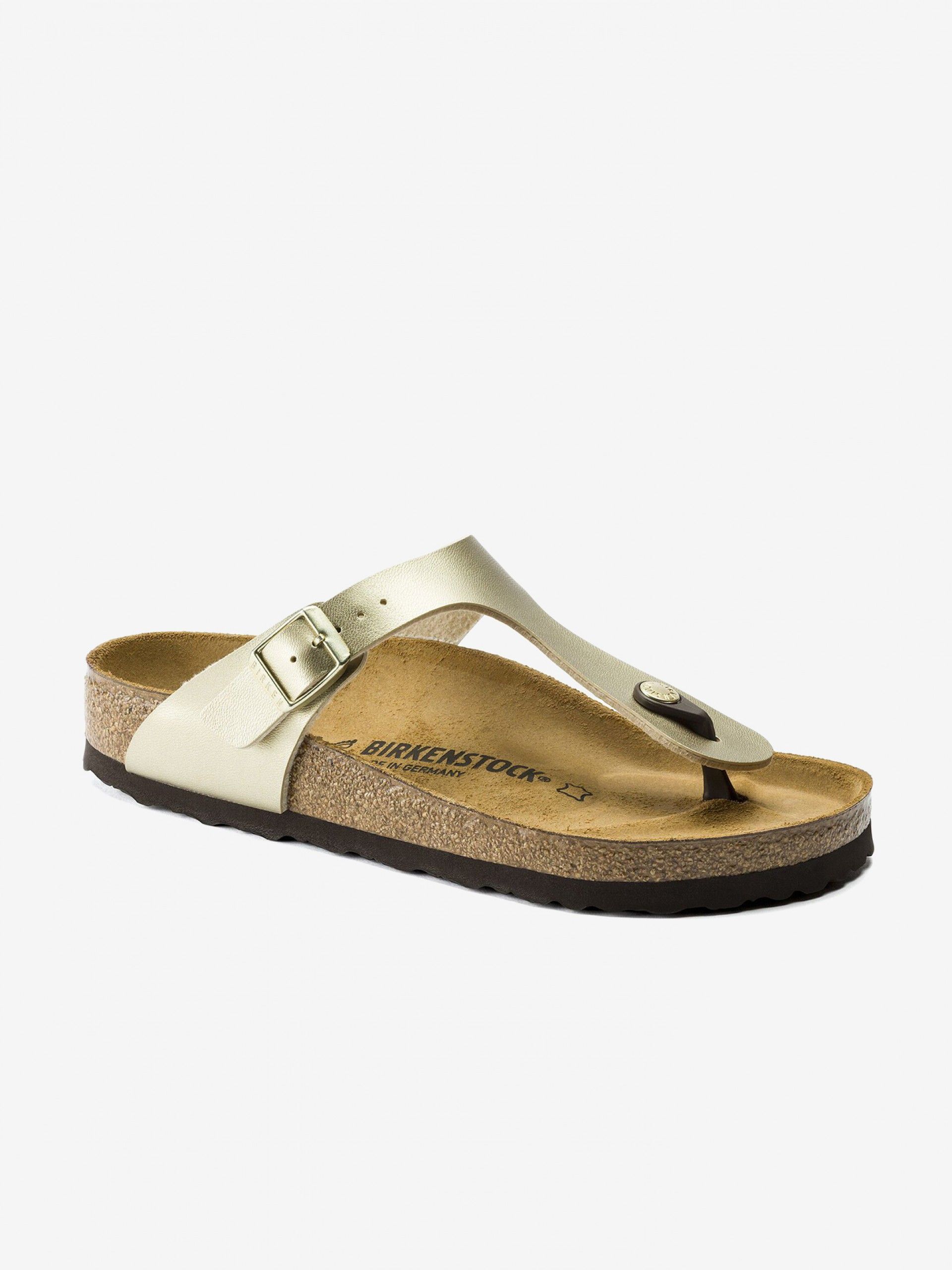 Chinelos Birkenstock Gizeh Birko-Flor Dourados