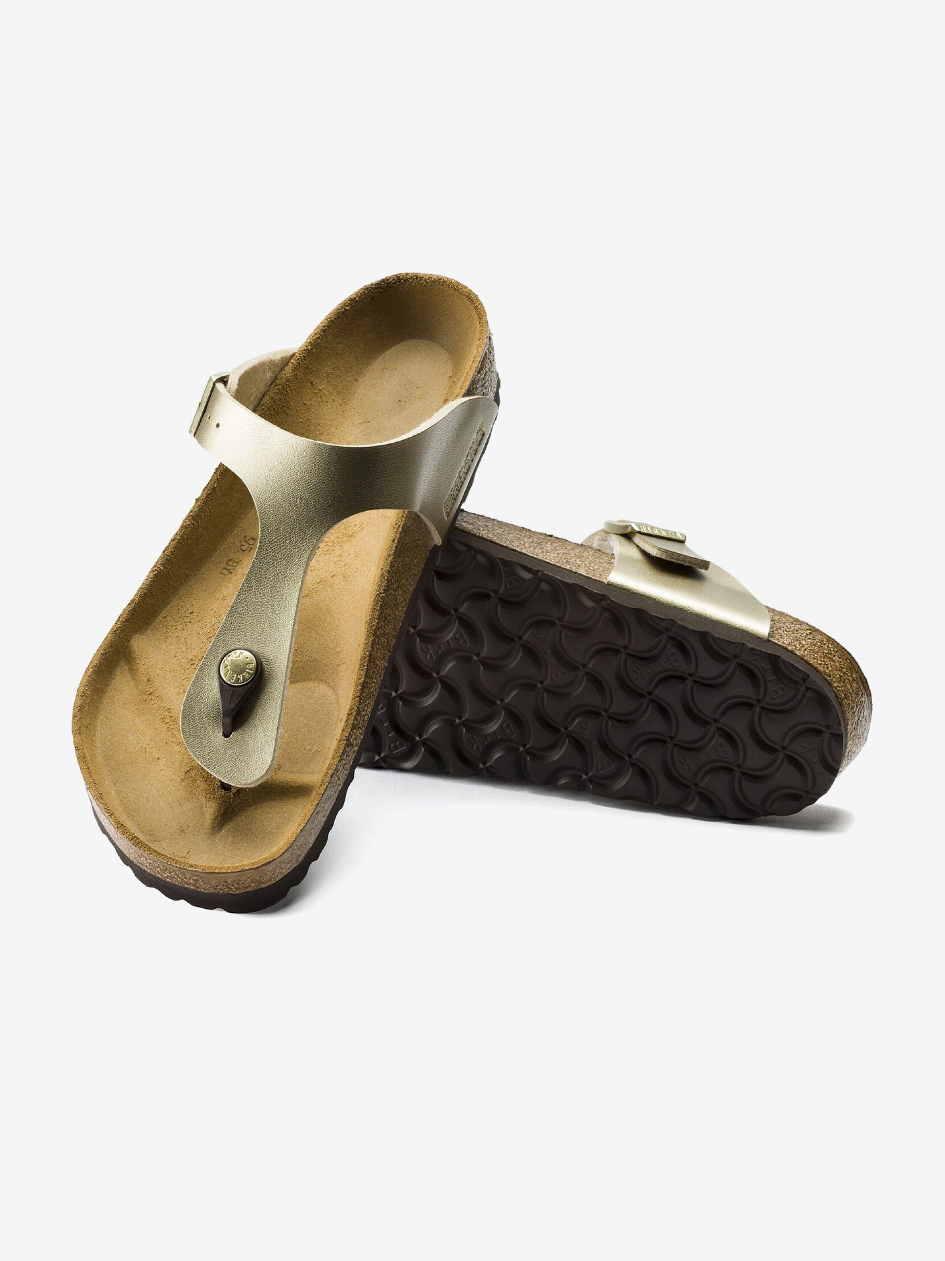 Chinelos Birkenstock Gizeh Birko-Flor Dourados