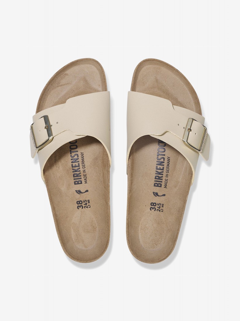 Chinelos Birkenstock Catalina Birko-Flor Bege