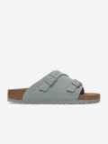 Chinelos Birkenstock Zurich Couro em Camura Azuis
