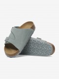 Chinelos Birkenstock Zurich Couro em Camura Azuis