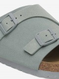 Chinelos Birkenstock Zurich Couro em Camura Azuis