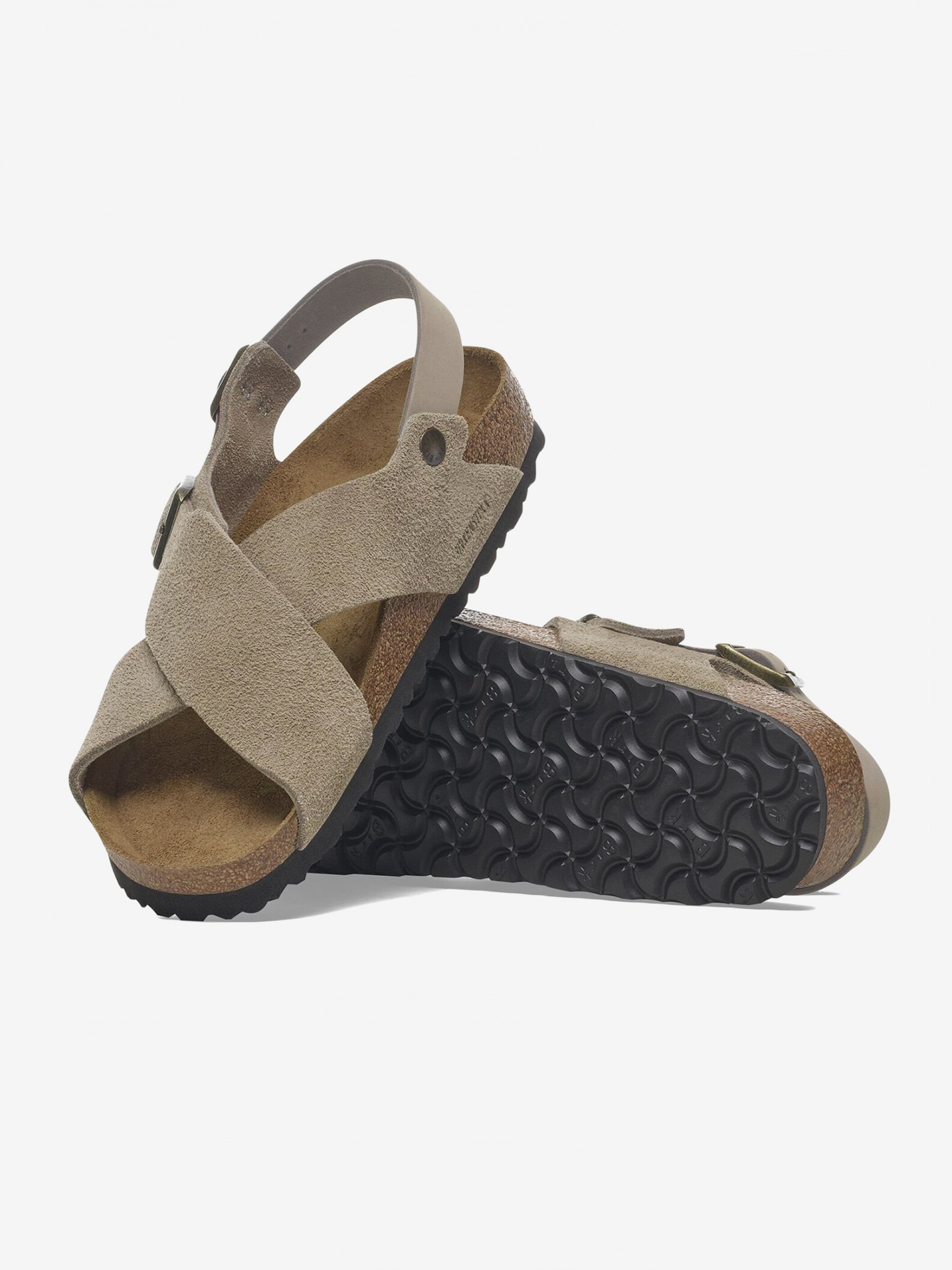 Sandálias Birkenstock Tulum II Soft Footbed Eva Nobuck Camurça Verdes