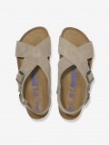 Sandlias Birkenstock Tulum II Soft Footbed Eva Nobuck Camura Verdes