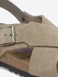 Sandlias Birkenstock Tulum II Soft Footbed Eva Nobuck Camura Verdes