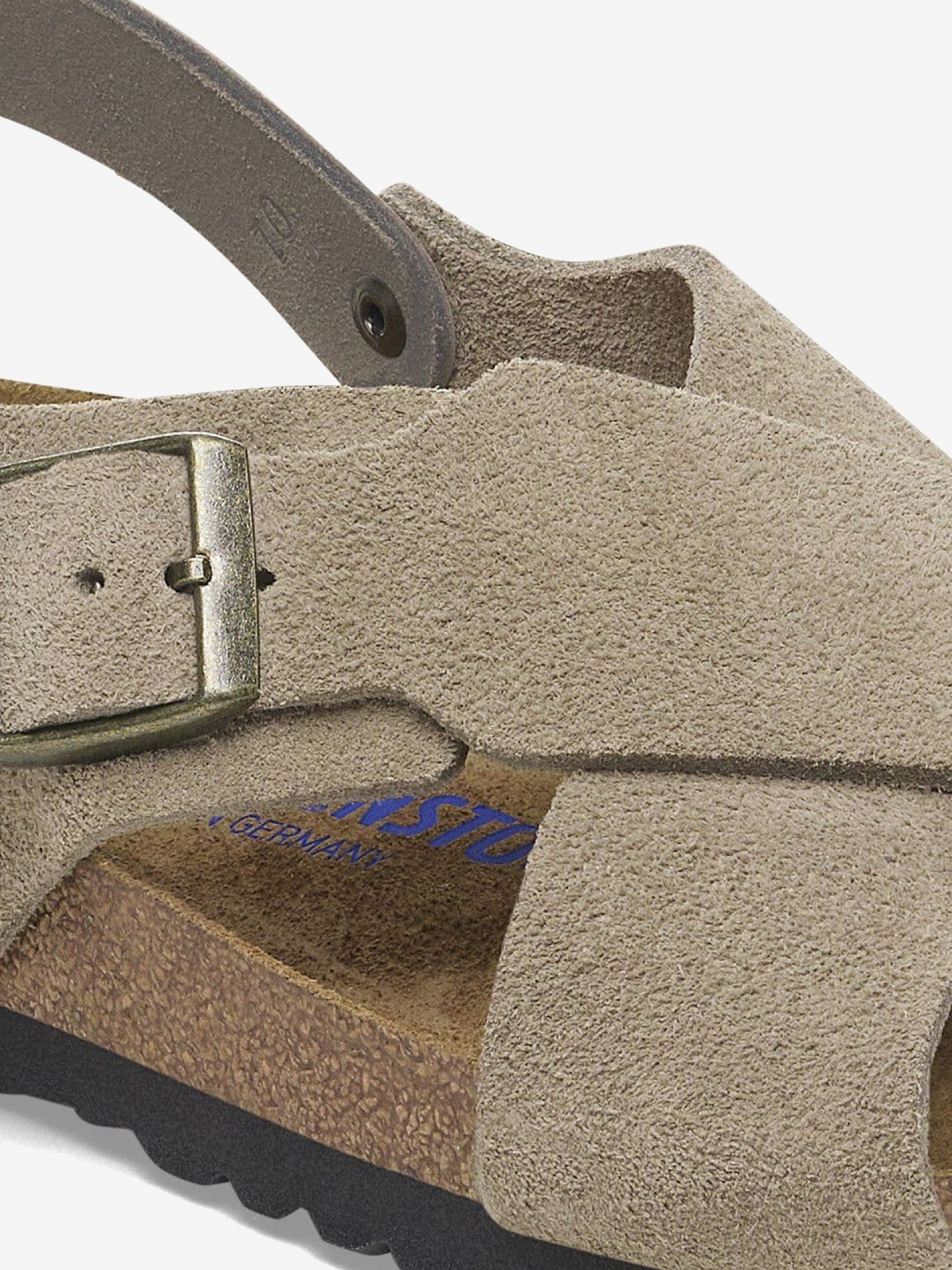 Sandálias Birkenstock Tulum II Soft Footbed Eva Nobuck Camurça Verdes