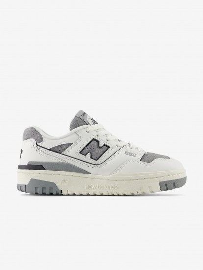 New Balance GSB550 V1 White and Grey Sneakers