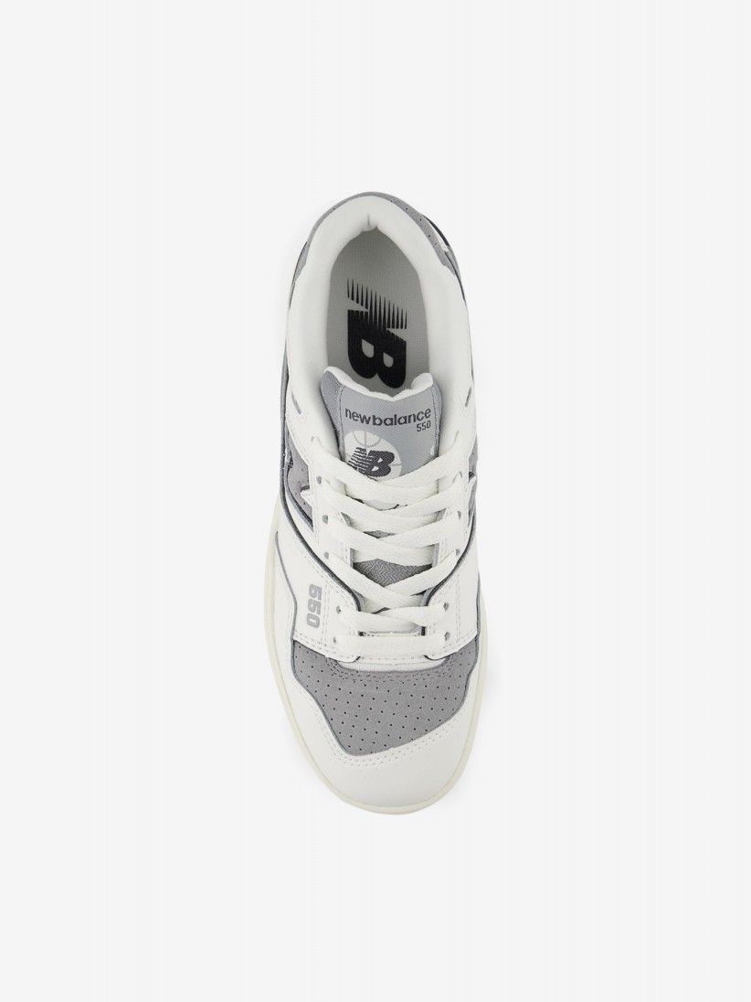 Sapatilhas New Balance GSB550 V1 Brancas e Cinzentas